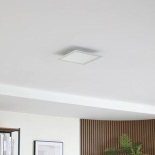 Lindby LED paneel Enhife, wit, 30 x 30 cm, metaal, 4.000 K