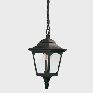 Elstead Chapel Mini buiten hanglamp, zwart