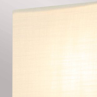 Elstead SWIRL Kleine wandlamp met linnen kap, afwerking in goudkleurige folie