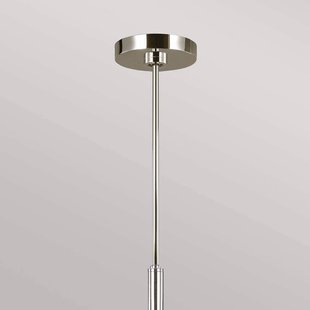 FEISS Kroonluchter Brianna, 6-lamps, gepolijst nikkel