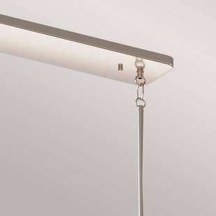 Quintiesse Kimrose hanglamp, 10-lamps, gepolijst nikkel