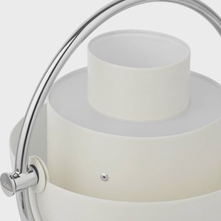 Gubi Multi-Lite oplaadbare tafellamp, hoogte 30 cm, chroom/wit