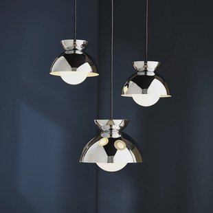 FRANDSEN Vlinder hanglamp, chroomkleurig, Ø 21 cm FRANDSEN Vlinder hanglamp, chroomkleurig, Ø 21 cm
