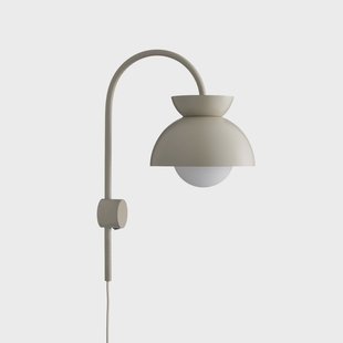 FRANDSEN Vlinder wandlamp, bruingrijs