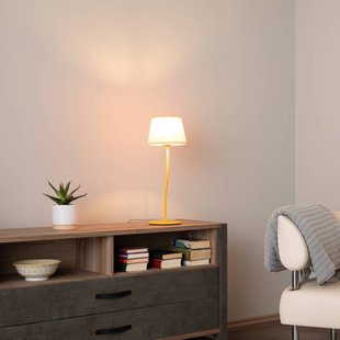 TK Lighting NICOLA tafellamp, geel