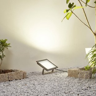 Prios LED buitenspot Maikel, 150W, 12000lm, metaal