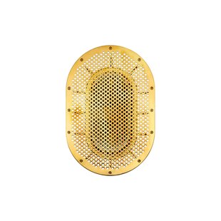 DESIGN BY US Night Rider buitenwandlamp, messing, ongelakt