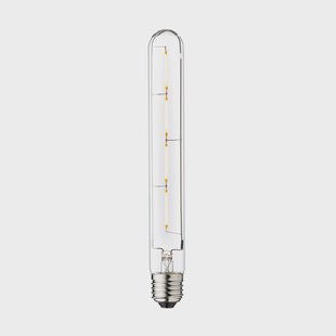 DESIGN BY US LED lamp Long Tube 225, E27, 3,5 W, 2.200 K, dimbaar