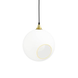 DESIGN BY US hanglamp Ballroom XL, wit, Ø 32 cm, glas