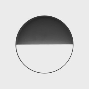 Eco-Light Meg LED buitenwandlamp, antraciet, Ø 15 cm