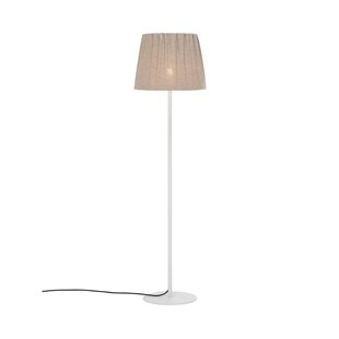 PR Home buiten vloerlamp Agnar, wit/bruin, 140 cm