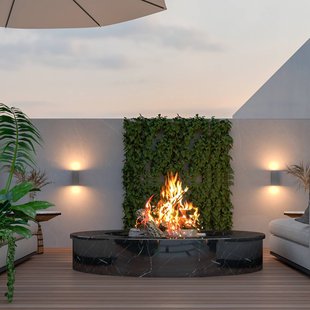 Calex buitenwandlamp GU10, omhoog/omlaag, hoogte 15 cm, antraciet