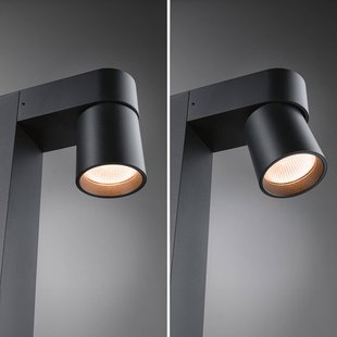 Paulmann LED tuinpadverlichting Kimu 2, antraciet, 2-lamps, 2.200 K