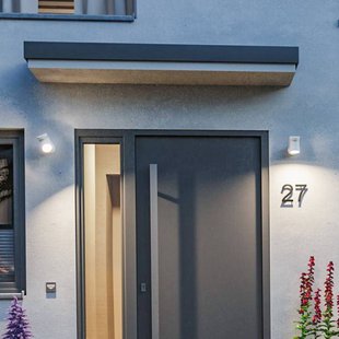 Paulmann LED buitenwandlamp Cuff, sensor, wit