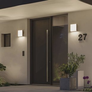 Paulmann LED buitenwandlamp Azalena, sensor, antraciet