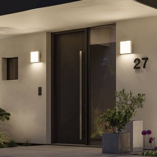 Paulmann LED buiten wandlamp Azalena, sensor, wit