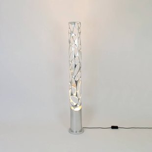 Holländer Vloerlamp Talismano, zilverkleurig, hoogte 176 cm, ijzer
