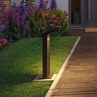 Paulmann Juntea LED tuinpadverlichting, aluminium, antraciet, sensor