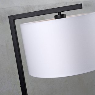 IT´S ABOUT ROMI IT'S ABOUT ROMI vloerlamp Boston, Ø 32 cm, zwart/crème