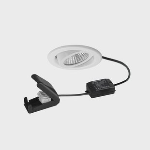 BRUMBERG LED inbouwspot BB09, aan/uit, aansluitdoos, wit
