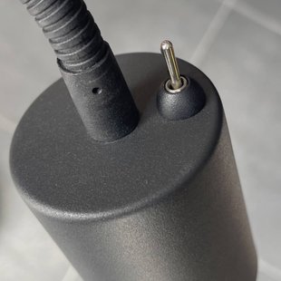 FISCHER & HONSEL LED wandlamp Justi, zandzwart, hoogte 52 cm, metaal