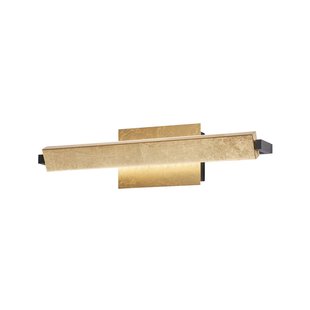 FISCHER & HONSEL LED wandlamp Pare, goudkleurig, breedte 40 cm, metaal, CCT