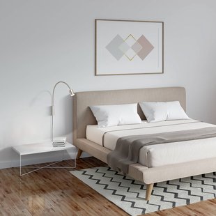 FISCHER & HONSEL LED wandlamp Justi, nikkelkleurig, hoogte 52 cm, metaal