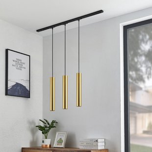 Railsystem Lindby Linaro, GU10, pendel, 3-lamps, goud