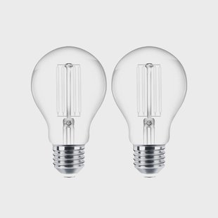 Lindby LED filament lamp E27 set van 2 4W 470 lm helder 2.700K
