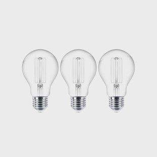 Lindby LED filament lamp E27 set van 3 4W 470 lmclear 2.700K