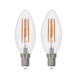 Arcchio LED filament lamp E14 kaars, set van 2, 4000 K