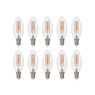 Arcchio LED lamp E14 kaars set van 10, 4000 K
