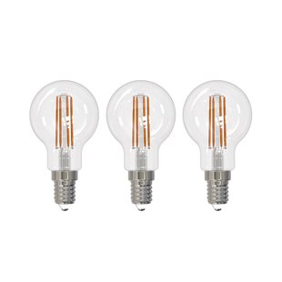 Arcchio LED filament lamp E14 G45, set van 3, 2700 K