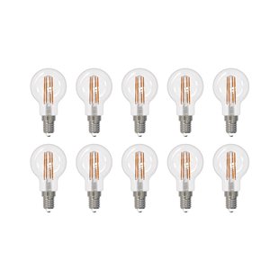 Arcchio LED filament lamp E14 G45, set van 10, 4000 K