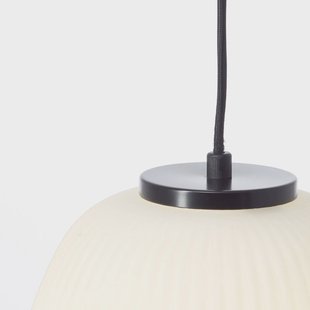 Brilliant Kaizen hanglamp, Ø 25 cm, opaal, glas