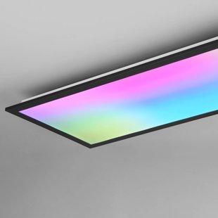 Reality Leuchten Beta plafondlamp, lengte 80 cm, zwart, RGBW, CCT