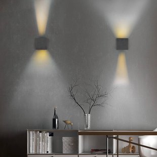 Reality Leuchten Buitenwandlamp Talent, zwart, breedte 10 cm Sensor