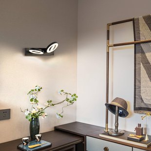 LEDVANCE LED plafondspot Saturnus, CCT, 2-lamps lang, zwart