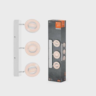 LEDVANCE Saturn LED plafondspot, 3-lamps, CCT, wit