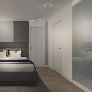 LEDVANCE LED plafondspot Venus, 3.000 K, 2-lamps, wit