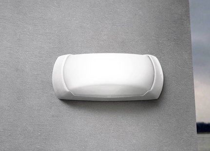 Fumagalli Francy buitenwandlamp, wit/opaal, GX53 CCT, frontaal