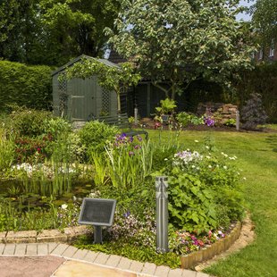 LEDVANCE LED tuinpadverlichting Endura Hybrid Orion Double, roestvrij staal