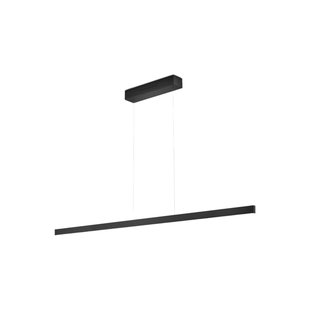 Knapstein Hanglamp Linda-132, zwart, CCT, gebarenbediening