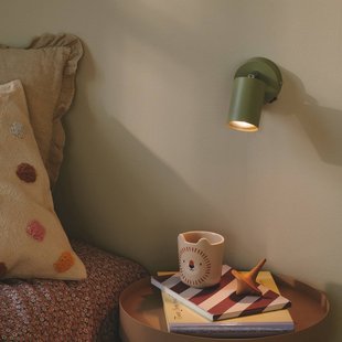 Nordlux Explore wandspot met kabel en stekker, GU10, groen