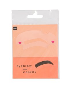 HEMA Wenkbrauw sjablonen - 4 stuks