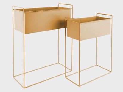 Set van 2 plantenpotten Essence Straight | Present Time