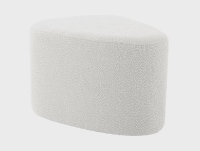 Poef Ada Organic bouclé | LEITMOTIV