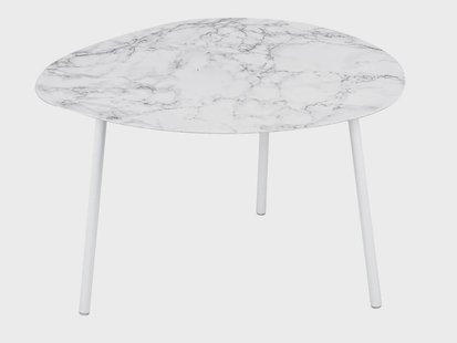 Bijzettafel Ovoid marmer look | LEITMOTIV Bijzettafel Ovoid marmer look | LEITMOTIV