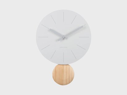 Wandklok Arlo met pendulum | KARLSSON