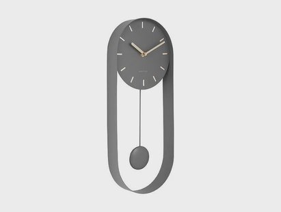 Wandklok Charm met pendulum | KARLSSON Wandklok Charm met pendulum | KARLSSON